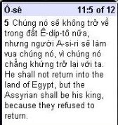 game pic for Vietnamese and Engish Bible for touch phone